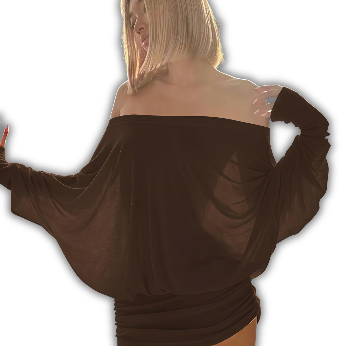 Threadz™ Off-Shoulder Ruched Dress