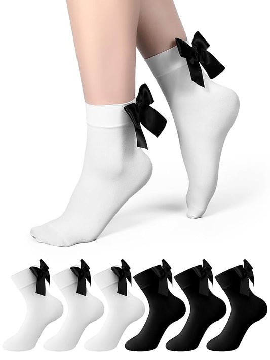 Threadz™ Ankle Bow Socks